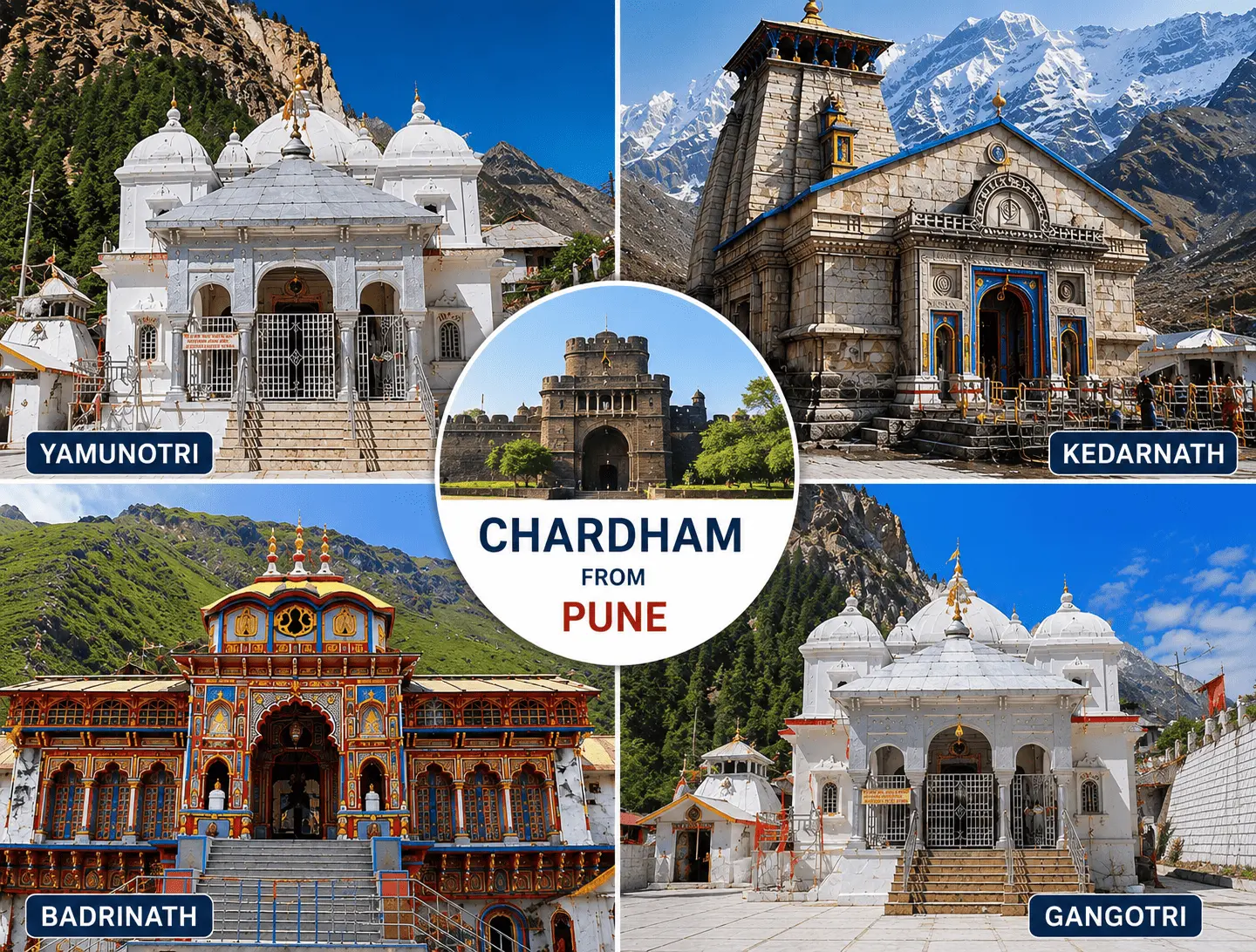 Char Dham Yatra helicopter service includes Do Dham Kedarnath and Badrinath yatra by helicopter.